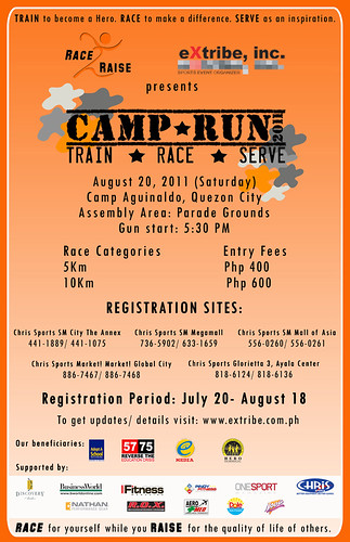 CAMP RUN Event Poster