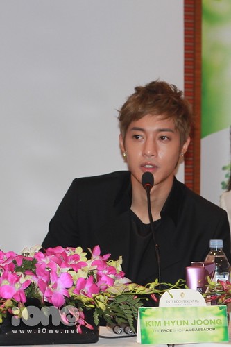 Kim Hyun Joong TFS Press Conference at InterContinental Hotel [110811] 