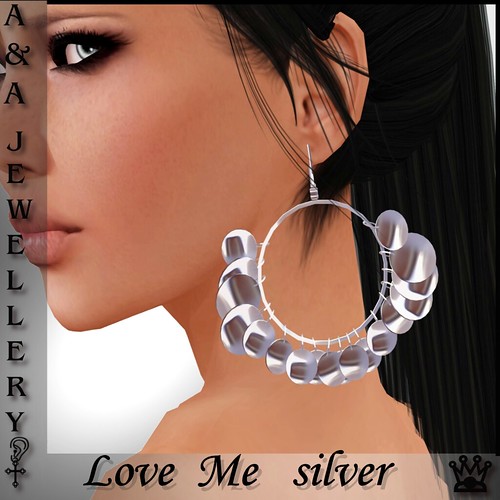 A&Ana Earrings [love me] silver