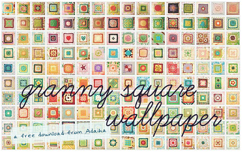 granny square wallpaper