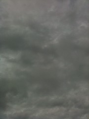 曇天の写真