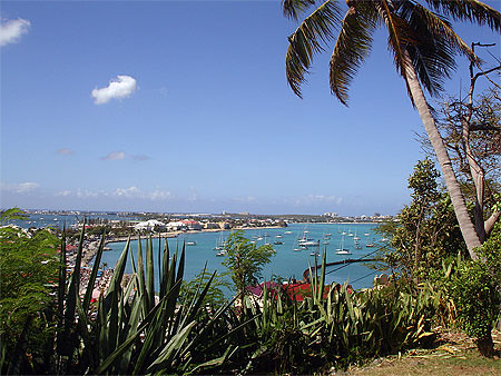 Saint-Martin - Panorama de Marigot