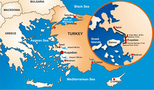 Mapa de Turquia