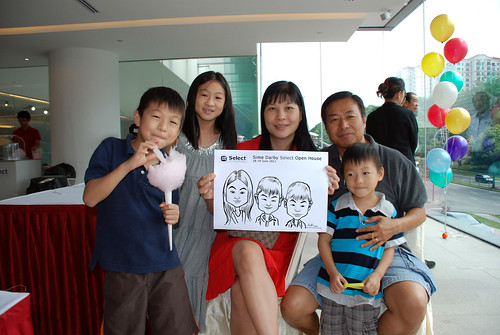 Caricature live sketching for Sime Darby Select Open House Day 2 - 25