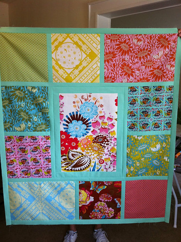 Tiles baby quilt top 2