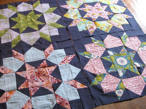 Swoon quilt, the first four