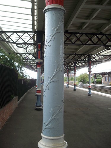 Middlesbrough Railway Station - columns by Andrew Handyside and Co Ltd of Derby and London