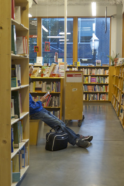 Kicking Back at Powell's City of Books