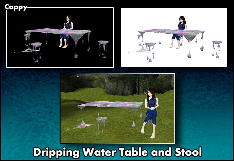 Dripping Water Table and Stool