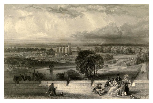 010- Eton desde la terraza Windsor-Windsor Castle and its environs 1848- Ritchie Leitch