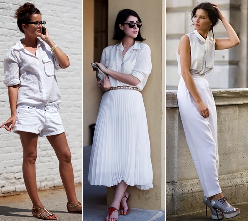 GET THE LOOK street style white