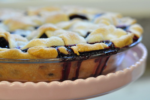 blueberry pie runneth over