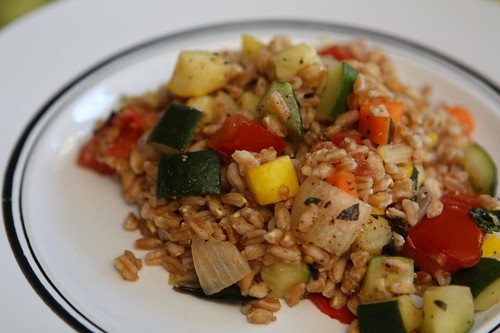 Summer Farro with Thai Basil and Mint