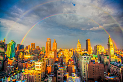 Double Rainbow over Manhattan