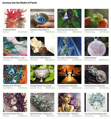 Journey into the Realm of Faerie - an etsy treasury