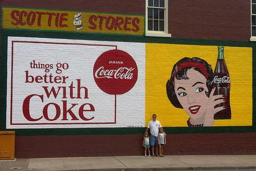 Restored Coke Mural by De'Nick'nise