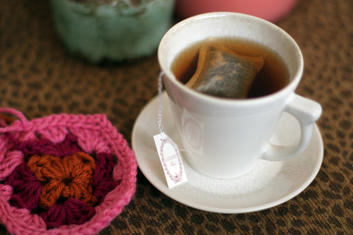 Granny Square + Tea