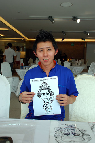 Caricature live sketching for Sime Darby Select Open House Day 2 - 30