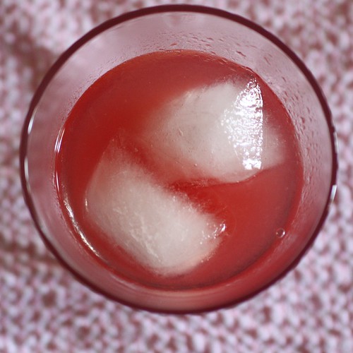 Ice in Watermelon Lemonade