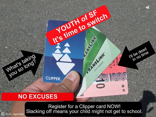 Muni Paper Pass Switch to Clipper Card Youth