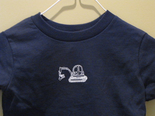 Navy Shirt with White Digger 2