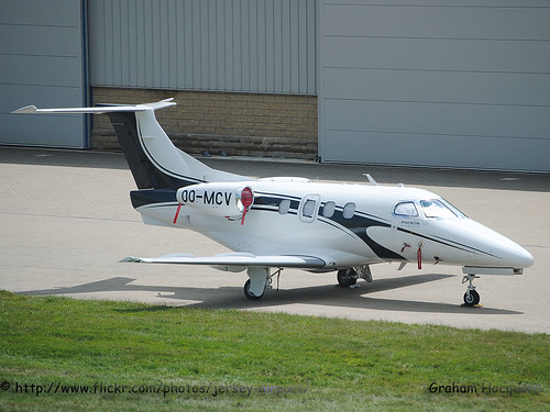 OO-MCV Embraer EMB-500 Phenom 100 by Jersey Airport Photography