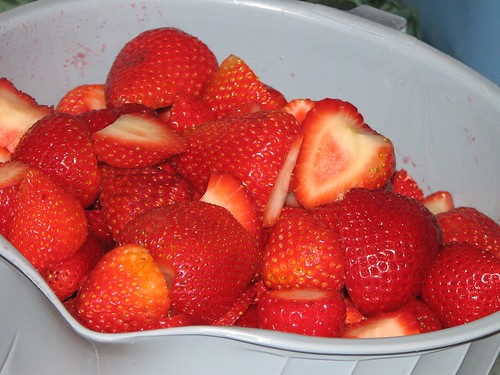 strawberries for jam