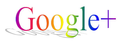 Google+ in rainbow colors