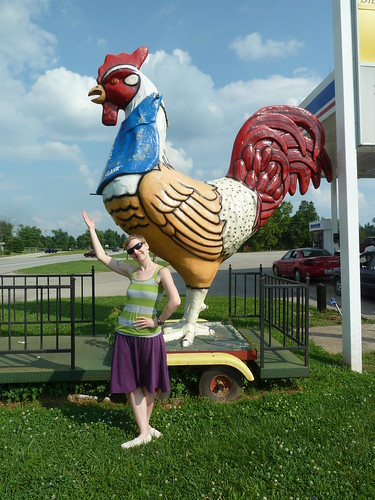 Giant Rooster at Rooster Run