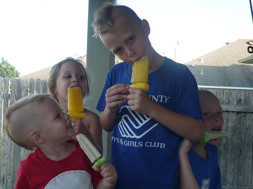Little Popsicle Eaters