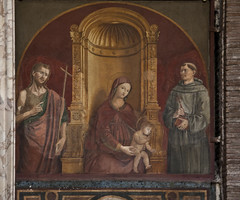 Madonna between Ss John the Baptist and Francis