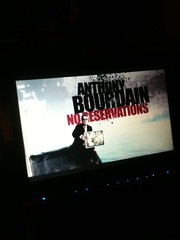 Friday: watching No Reservations