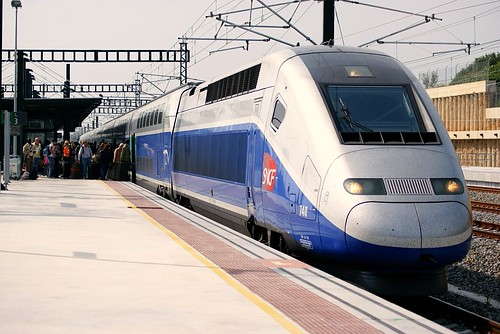 フリー写真素材|乗り物|電車・列車|フランス|TGV|