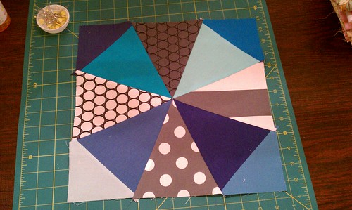 Test Block for Kaleidoscope quilt by bryanhousequilts