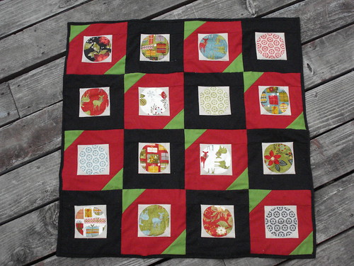 Finished Quilt for the Christmas Quilt-a-long