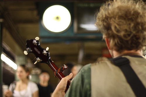 Subway mandolin player