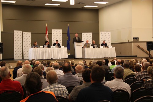 Alberta Progressive Conservative leadership forum July 21, 2011 in Vermilion.