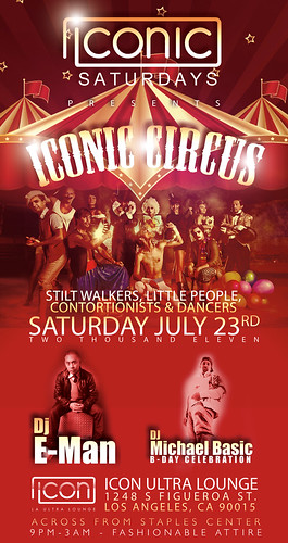 Iconic Saturdays w/ Inconic Circus @ Icon Ultra Lounge LA 7/23/11 by VVKPhoto