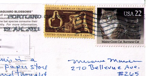 From Oregon USA, postmarked July 19, 2011