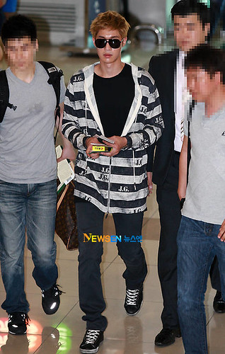 Kim Hyun Joong at Gimpo Airport [110728]