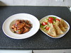 Hot and Spicy Szechuan Chicken Wings with Summer Salad and Bruschetta