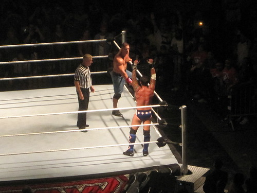 CM Punk and John Cena in Peoria