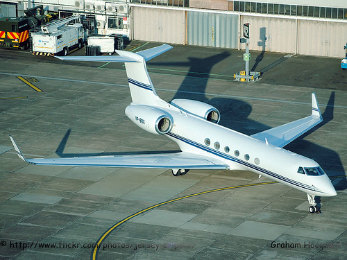 VP-BBX Gulfstream V by Jersey Airport Photography