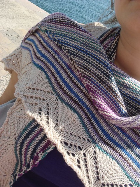 Dream Stripes shawl
