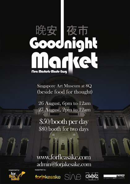 Goodnight flea market poster