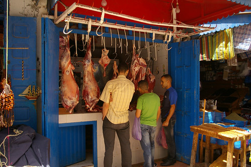 Butchers, Essaouira, Morocco