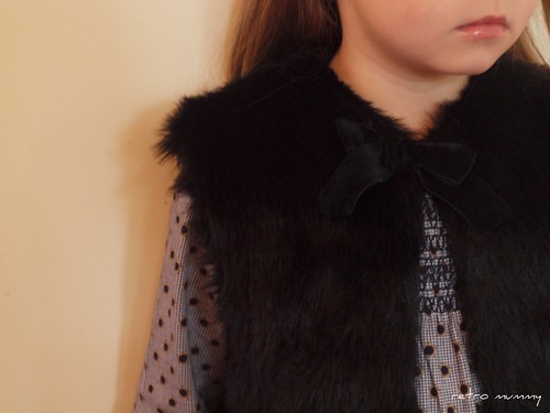 I was then lucky enough to pick up this little faux fur vest from Okaidi in