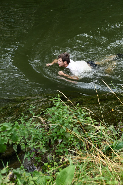river dipping_