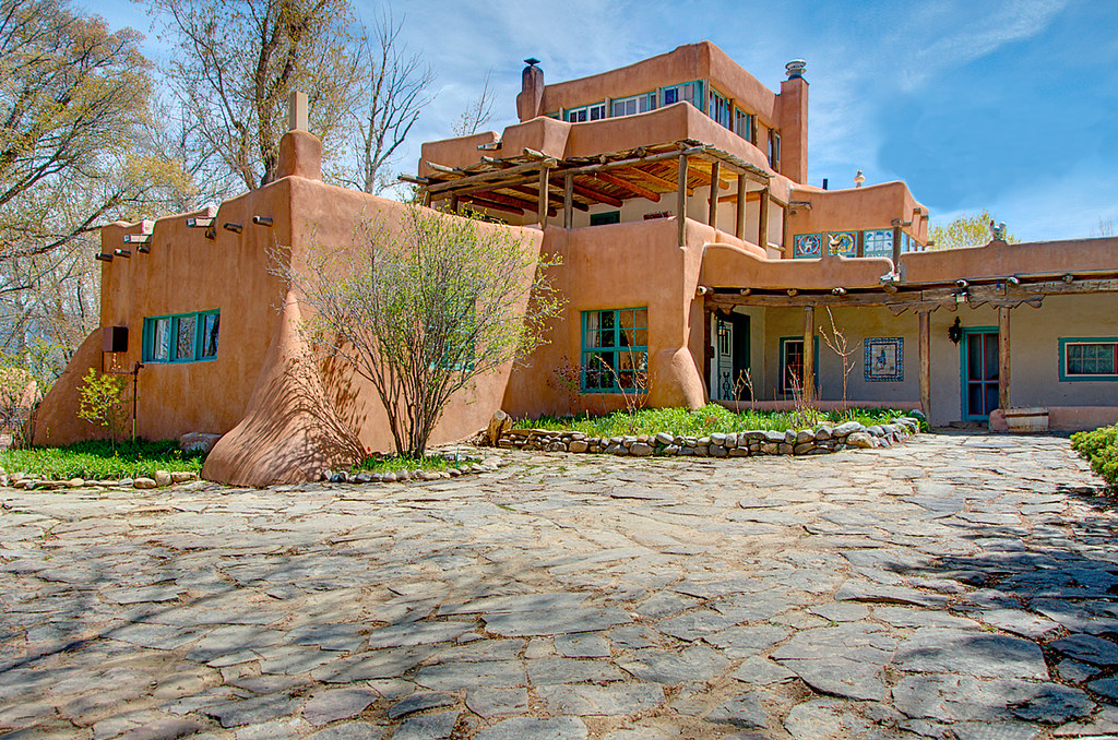 Mabel Dodge Luhan's home in Taos New Mexico 
