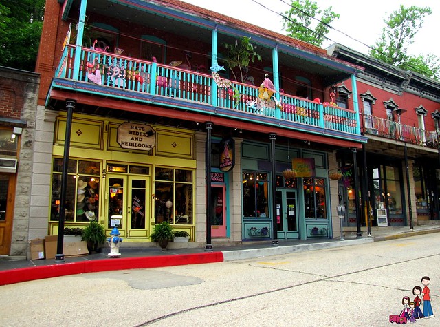Colorful Shops in Eureka Springs, Arkansas